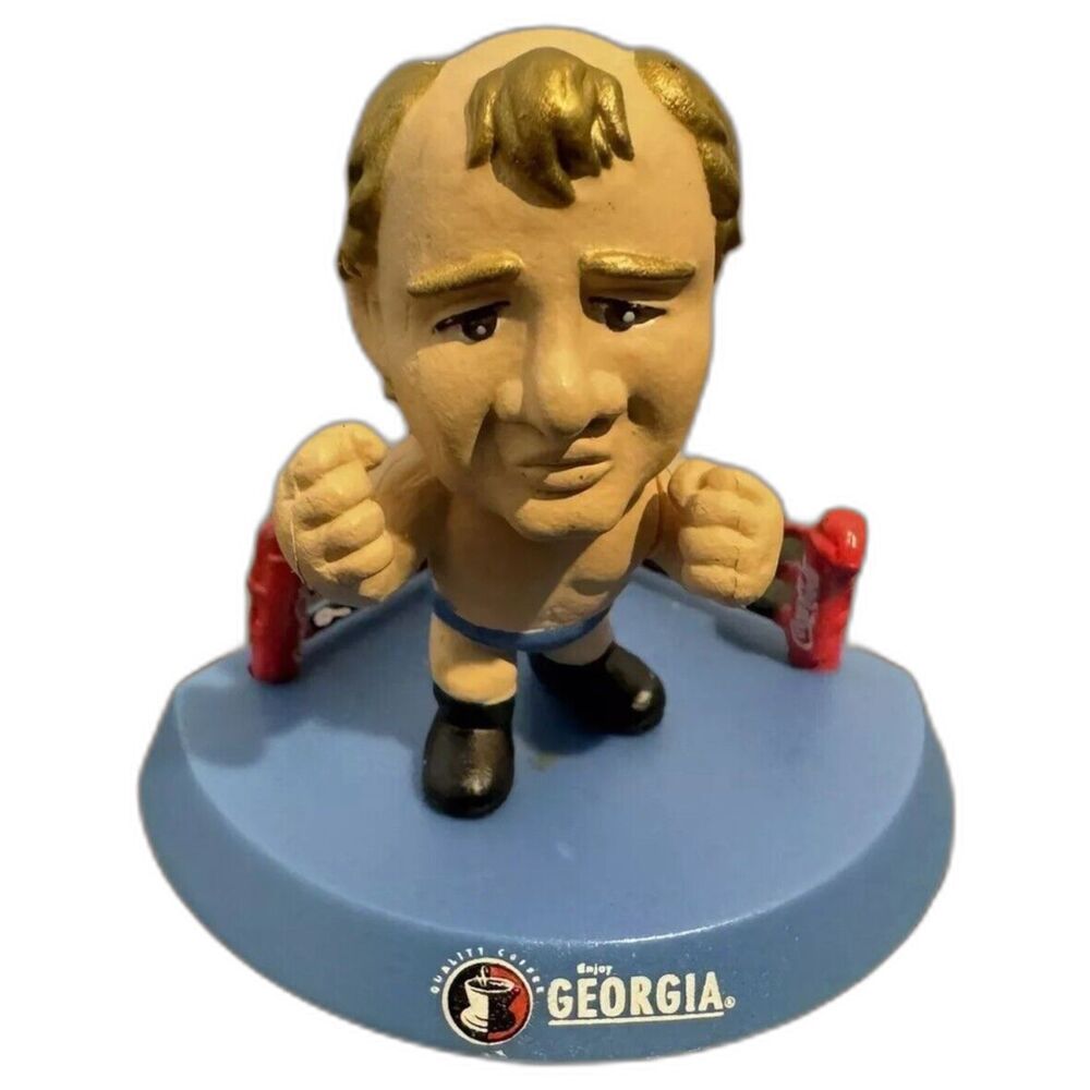 Dory Funk Jr Mini Figure Coca Cola Georgia Coffee AJPW Wrestling Japan 2004 8C